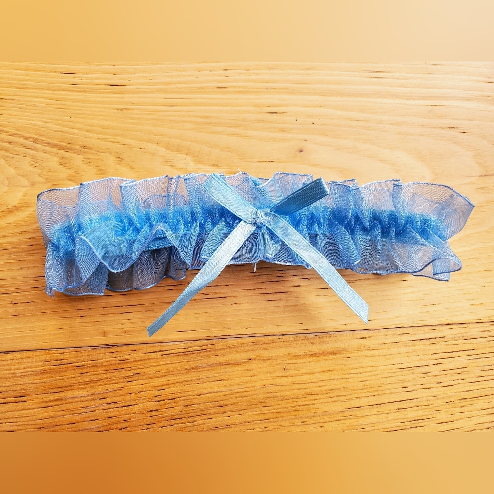 Nwt Something Blue Wedding Garter